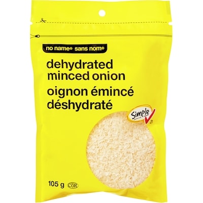 Sans Nom Oignon émincé déshydraté 105 g, 3,33 $/100g