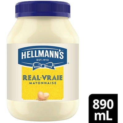 Hellmann's Real Mayonnaise ideal with fries, burgers and salads 890 ml, $0.76/100ml