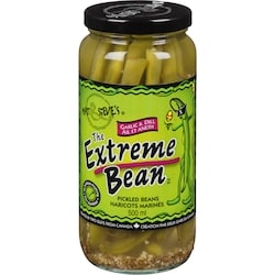 The Extreme Bean Haricots marinés à l’ail et à l’aneth 500 ml, 1,30 $/100ml