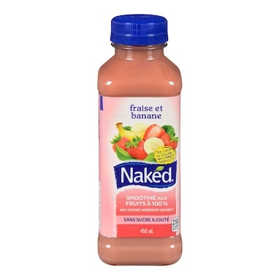 N_kd Boisson fraise et banane 450 ml, 1,11 $/100ml