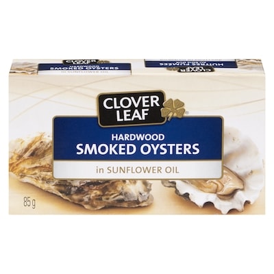 Clover Leaf Oysters, Smoked 85 g, $3.87/100g
