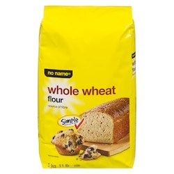 No Name Whole Wheat Flour 5 kg, $0.14/100g