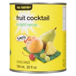 No Name Fruit Cocktail in Light Syrup - 796 ml | Zehrs