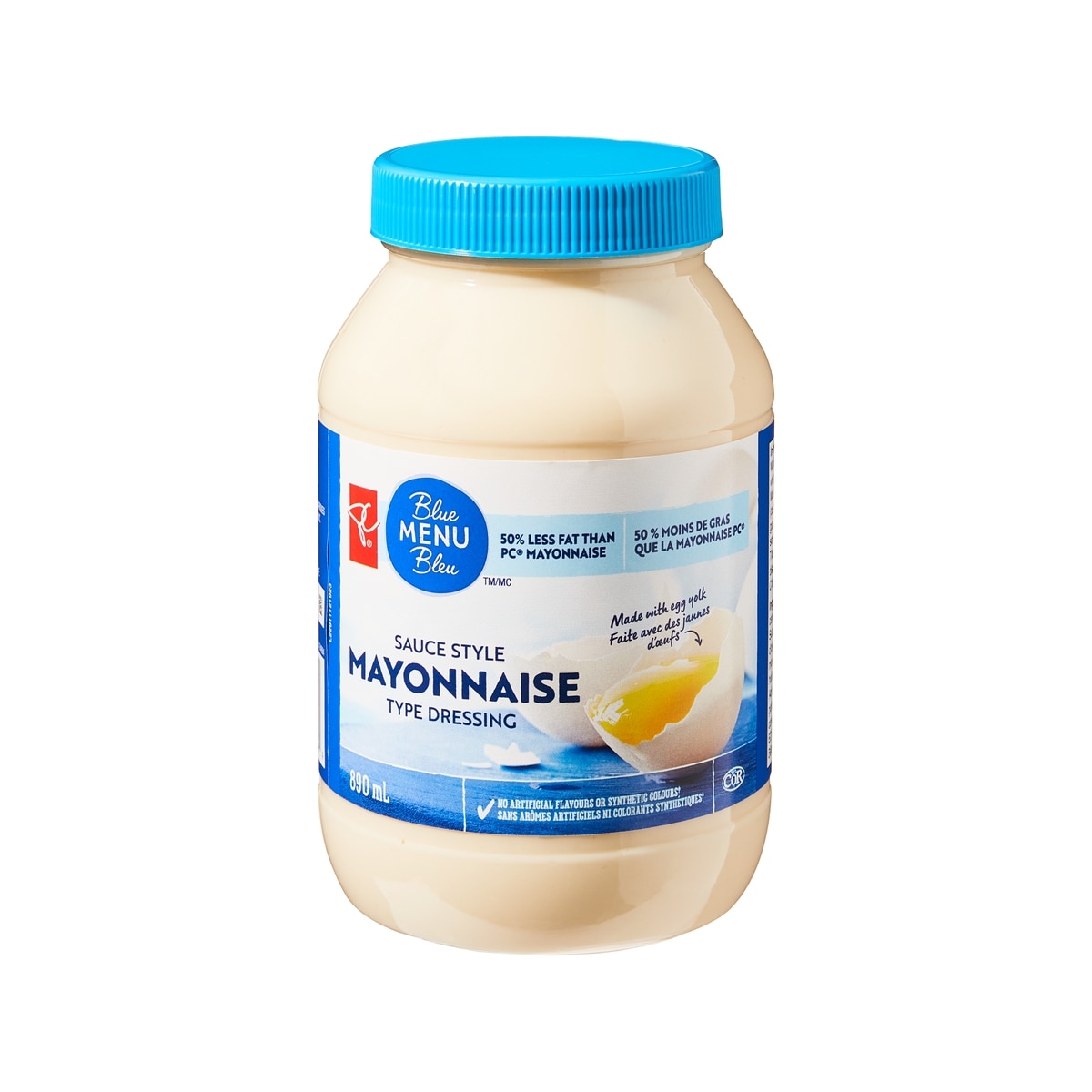 PC Menu Bleu Sauce style mayonnaise 890 ml, 0,56 $/100ml