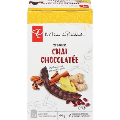 le Choix du Président Tisane Chaï Chocolaté 20 ea, 0,25 $/1ch