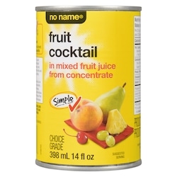 No Name Fruit Cocktail in Mixed Fruit Juice from Concentrate - 398