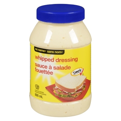 No Name Whipped Dressing 890 ml, $0.74/100ml