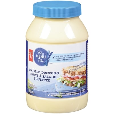 PC Menu Bleu Sauce à salade fouettée  890 ml, 0,67 $/100ml