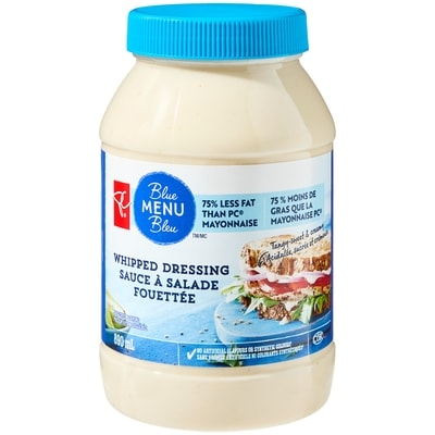 PC Menu Bleu Sauce à salade fouettée 890 ml, 0,73 $/100ml