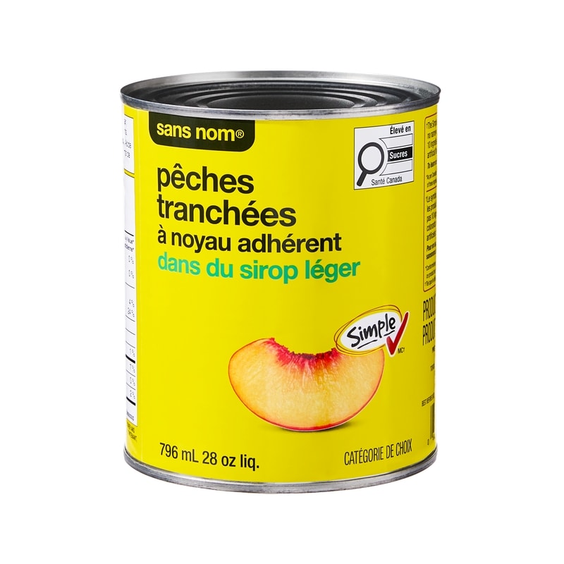 Clingstone Peach Slices in Light Syrup