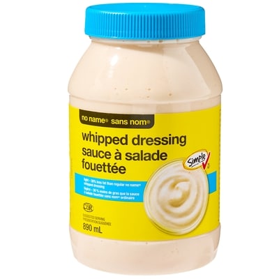 No Name Light Whipped Dressing 890 ml, $0.62/100ml