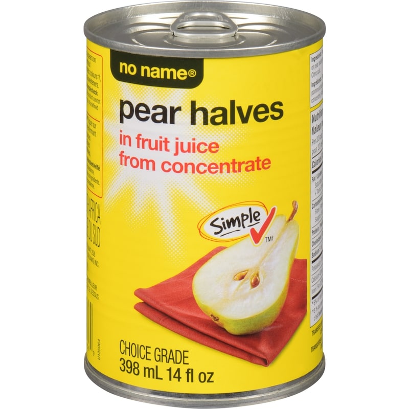 Pear Halves in Fruit Juice from Concentrate