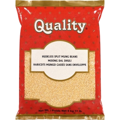 Quality Moong Dal Washed 4.989 kg, $0.42/100g
