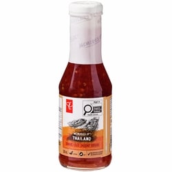 le Choix du Président Sauce sucrée aux piments chilis Souvenirs de Thaïlande 350 ml, 1,71 $/100ml