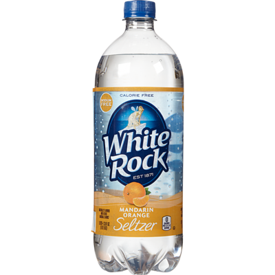 White Rock Kosher Seltzer, Orange 1 l, $0.13/100ml