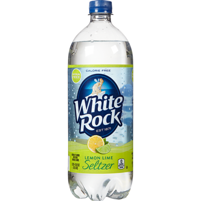 White Rock Kosher Seltzer, Lemon Lime 1 l, $0.13/100ml