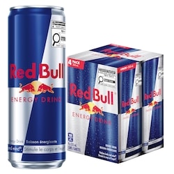 Red Bull Energy Drink, (4 pack) 4x355.0 ml, $0.99/100ml