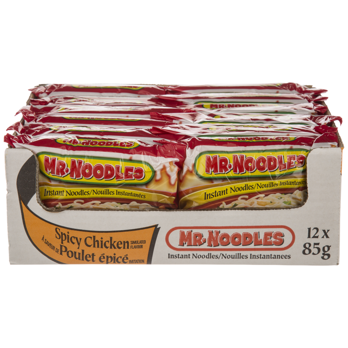 Mr Noodles Nouilles à saveur de poulet épicé format Club 12x85.0 g, 0,64 $/100g