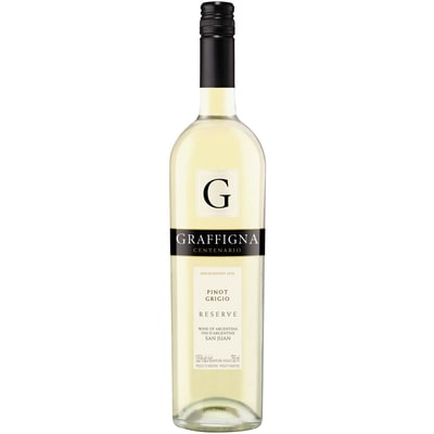 Graffigna Graffigna Centenario Pinot Grigio Reserve (ID required at pick-up) 750 ml, $2.29/100ml
