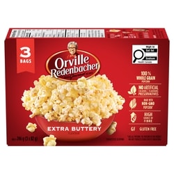 Orville Popcorn, Extra Buttery 3 Pack 246 g, $1.74/100g