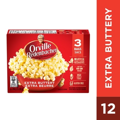 Orville Popcorn, Extra Buttery 3 Pack 246 g, $2.03/100g