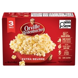Orville Redenbacher’s Maïs soufflé, extra beurre 246 g, 1,74 $/100g