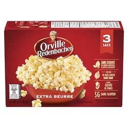 Orville Redenbacher’s Bol de maïs à éclater au micro-ondes, extra beurre 246 g, 1,95 $/100g
