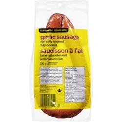 Sans Nom Saucisson à l’ail en anneau 300 g, 2,00 $/100g