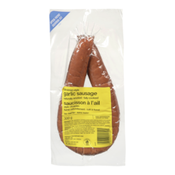 No Name Ukrainian Style Garlic Sausage 300 g, $2.00/100g