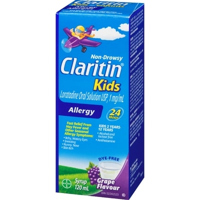 Kids Syrup Allergy Medication - 24 Hour Non-Drowsy Kids Allergy Medicine