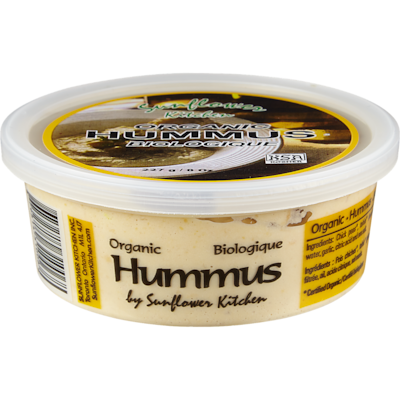 Sunflower Kosher Organic Hummus 227 g, $2.55/100g