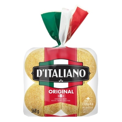 D'Italiano Original Crustini Buns 568 g, $0.53/100g