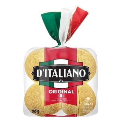 D'Italiano Original Crustini Buns 568 g, $0.70/100g
