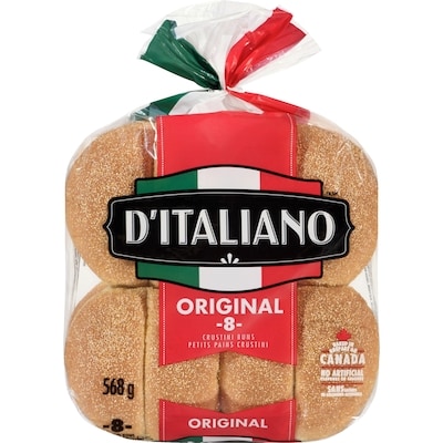 D'Italiano Original Crustini Buns 568 g, $0.70/100g