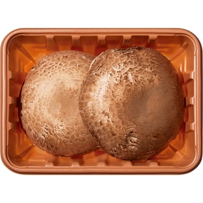 Chapeaux de champignons Portobello biologiques