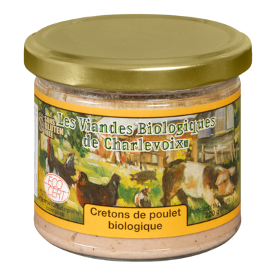 Charlevoix Creton de poulet 200 g, 5,50 $/100g