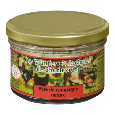 Charlevoix Pâté de campagne 125 g, 7,19 $/100g