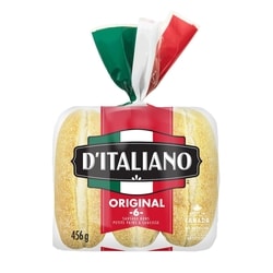 D'Italiano Original Sausage Buns 456 g, $0.88/100g
