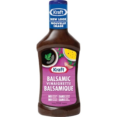 Kraft Balsamic Vinaigrette Salad Dressing 475 ml, $0.95/100ml