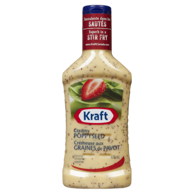 Kraft Creamy Poppyseed Dressing 475 ml, $0.95/100ml