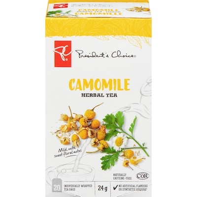 President's Choice Camomile Herbal Tea 20 ea, $0.19/1ea
