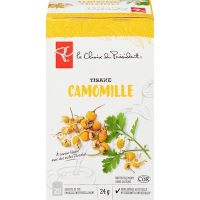 le Choix du Président Tisane À La Camomille 20 ea, 0,25 $/1ch
