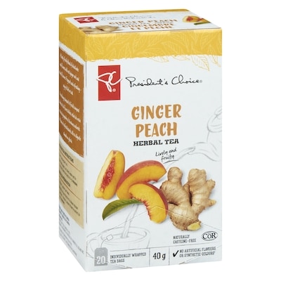 Ginger Peach Herbal Tea