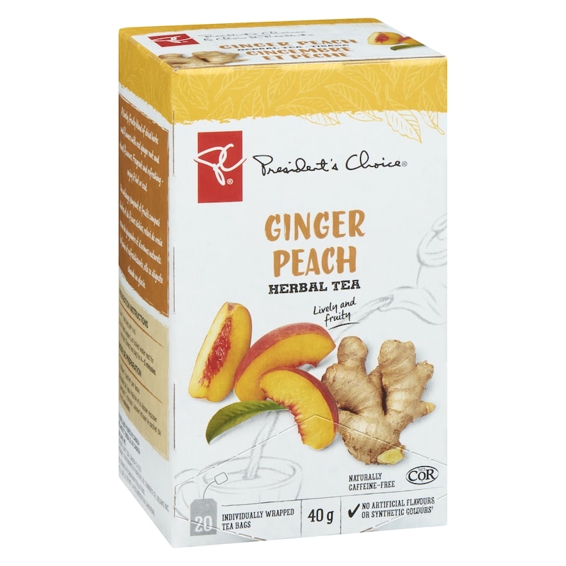 Ginger Peach Herbal Tea