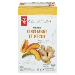 le Choix du Président Tisane Pêche Et Gingembre 20 ea