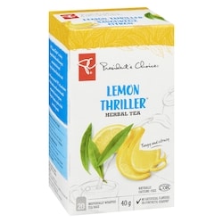 President's Choice Lemon Thriller Herbal Tea - 20 ea | Fortinos