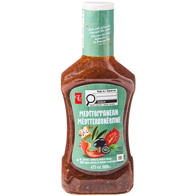 President's Choice Mediterranean Dressing 475 ml, $0.84/100ml