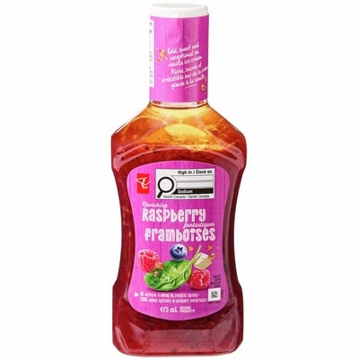 le Choix du Président Vinaigrette Fantastiques framboises 475 ml, 0,95 $/100ml