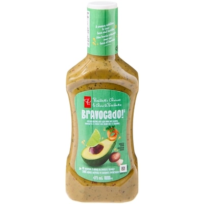 President's Choice Bravocado™ Dressing                                                                       475 ml, $0.84/100ml