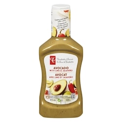 President's Choice Avocado with Lime & Jalapeño Dressing 475 ml, $0.80/100ml